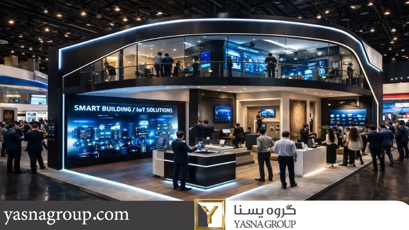 انواع غرفه نمایشگاهی و طراحی های نوآورانه در دبی 